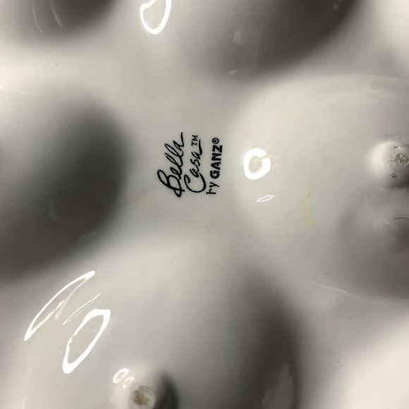 Bella Casa by Ganz Egg Plate - Picture 2 of 2